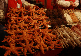 Seesterne in der Garküche Peking Seesterne in der Garküche Peking