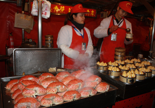 Sznee in der Garküche Peking