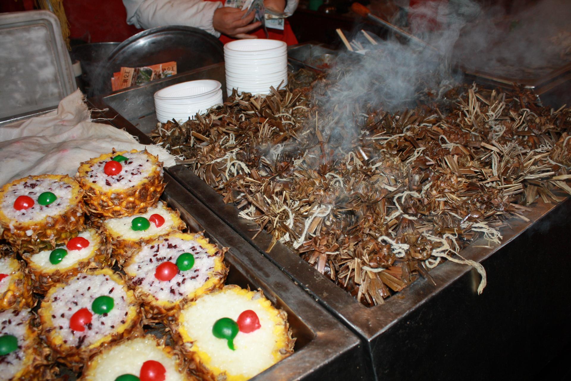 Szene in der Garküche Peking